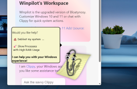 Clippy atgriežas: papīrgriežu palīgs pieejams operētājsistēmā Windows 11, izmantojot trešo pušu atvērtā pirmkoda utilītprogrammas