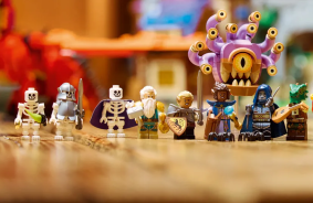 Pūces lācis, mikonīdi un sarkanais pūķis - Lego izlaidīs 3745 detaļu Dungeons & Dragons konstruktoru spēles 50. gadadienai.