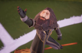 Spēlē Harry Potter: Quidditch Champions ir ikoniskais Hagrid meme no Playstation 1