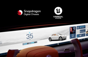 Unreal Engine nonāks automašīnās: Qualcomm un Epic Games popularizē Snapdragon Cockpit platformu.