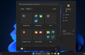 Windows 11 beta versijā sākuma izvēlnē tiek atgrieztas flīzes - tās šķiros programmas