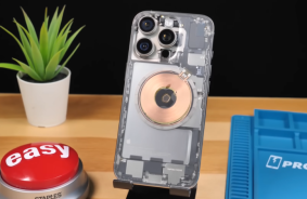 Youtuber izveidoja caurspīdīgu Apple iPhone 16 Pro, izmantojot galliju