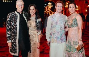 Bils Geitss, Zuckerbergs un Rihanna "uzpucējās" Āzijas bagātākā cilvēka dēla pirmslaulību ballītē