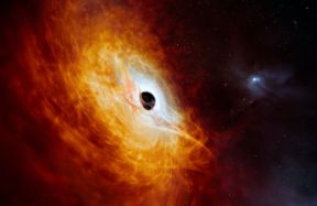 Nesen atklāts melnais caurums ar 17 miljardu Sauļu masu, kas katru dienu absorbē vēl vienu. Tās 7 gaismas gadu diametra disks