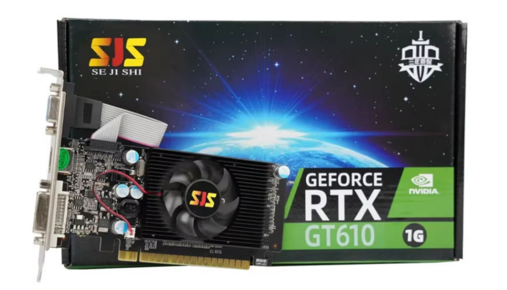 AliExpress pārdod absurdu GeForce RTX GT610 grafikas karti - kaut kas nosaukumā ir acīmredzami lieks