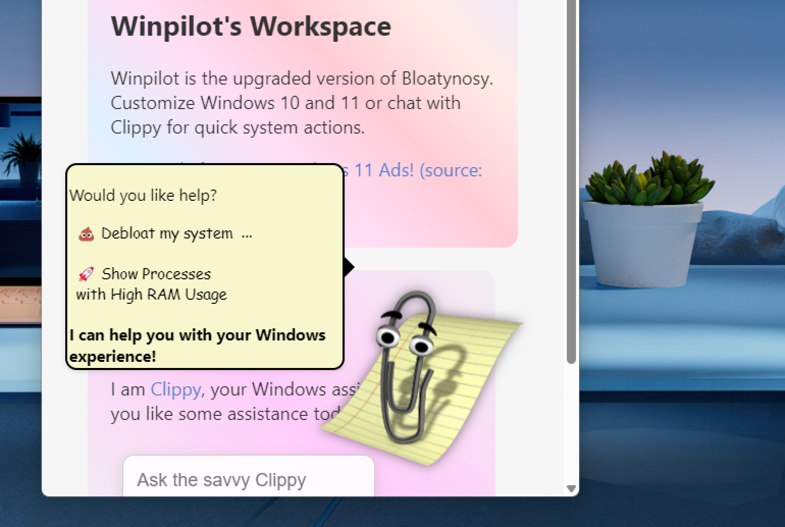 Clippy atgriežas: papīrgriežu palīgs pieejams operētājsistēmā Windows 11, izmantojot trešo pušu atvērtā pirmkoda utilītprogrammas