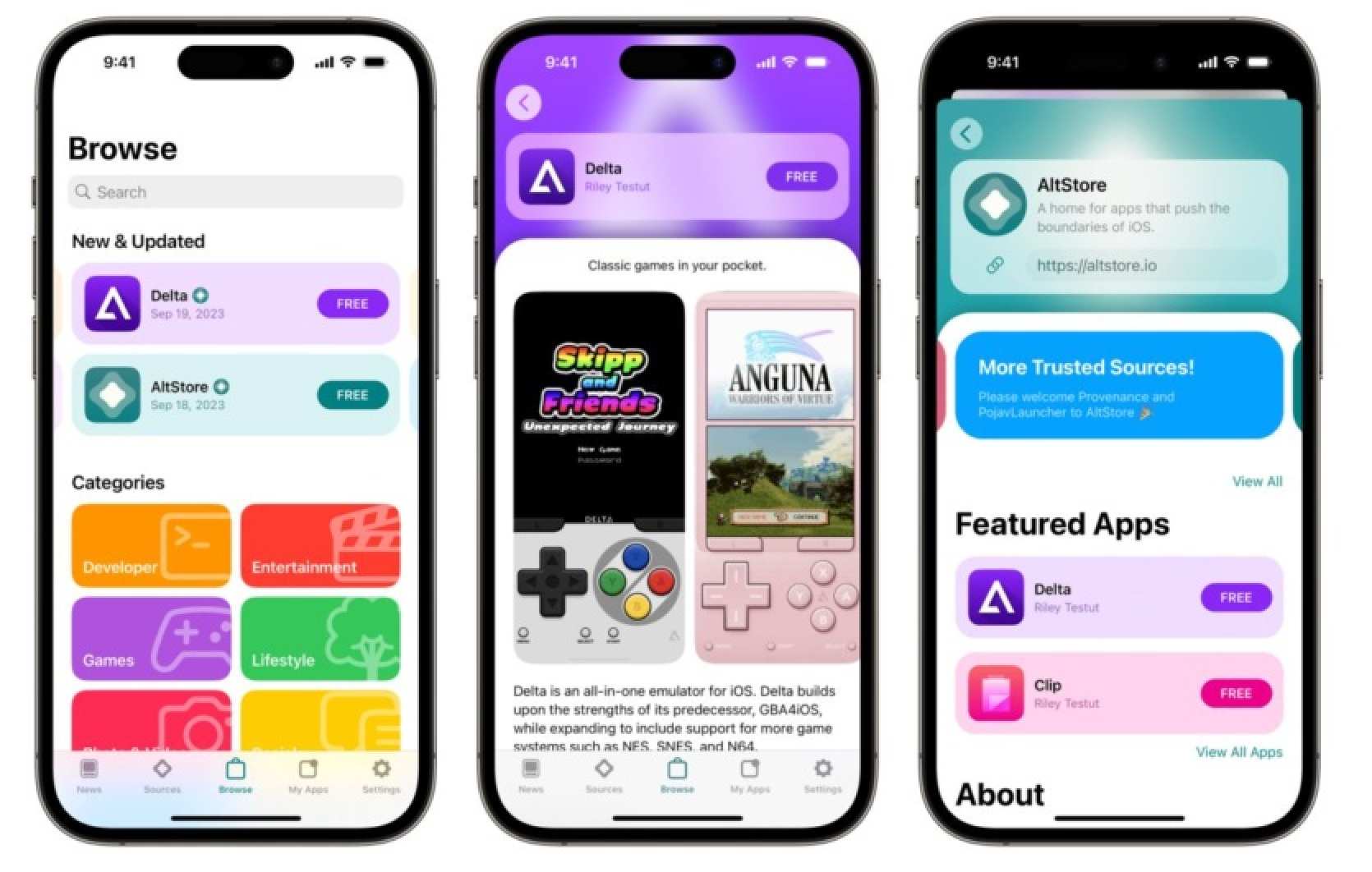 ES ir palaists AltStore PAL - pirmais legālais App Store aizstājējs ar iPhone programmām.