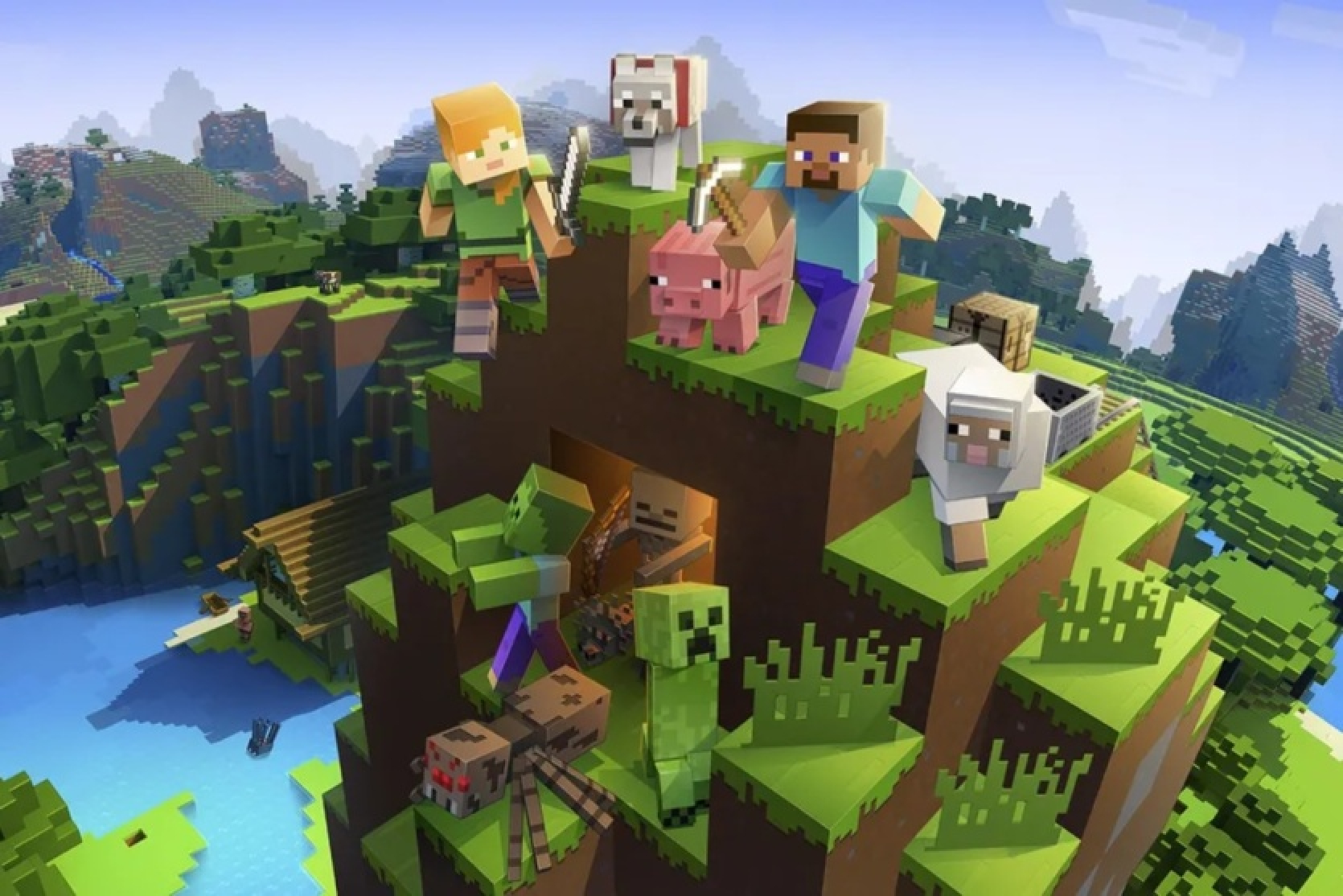 Google ir pievienojis Minecraft "paroles" meklēšanai par godu spēles 15. gadadienai - Stīvs sabojā visu ap sevi