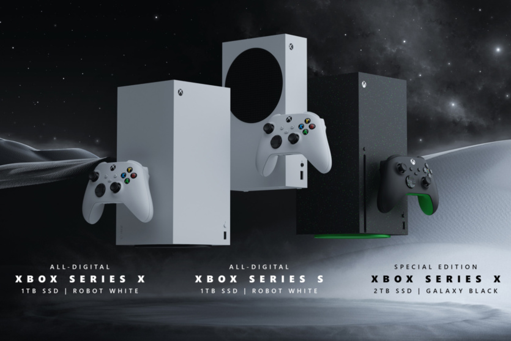 Microsoft prezentēja 450 ASV dolāru vērto digitālo Xbox X un vēl divus konsoles variantus - tiek gatavots jauns modelis