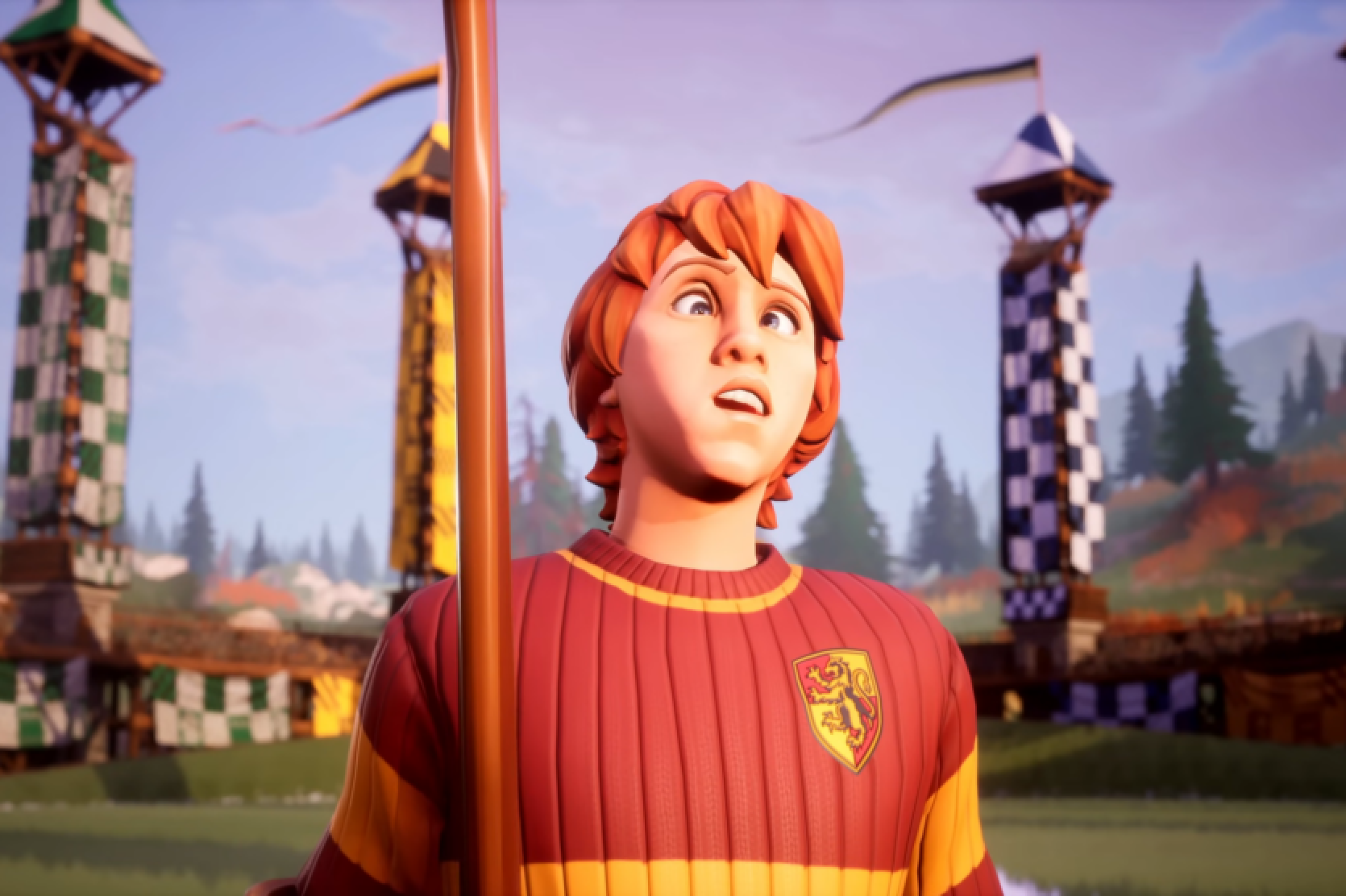 Pirmajā spēles Harry Potter: Quidditch Champions treilerī redzamas pazīstamas sejas un spēles gaita no 2001. gada.