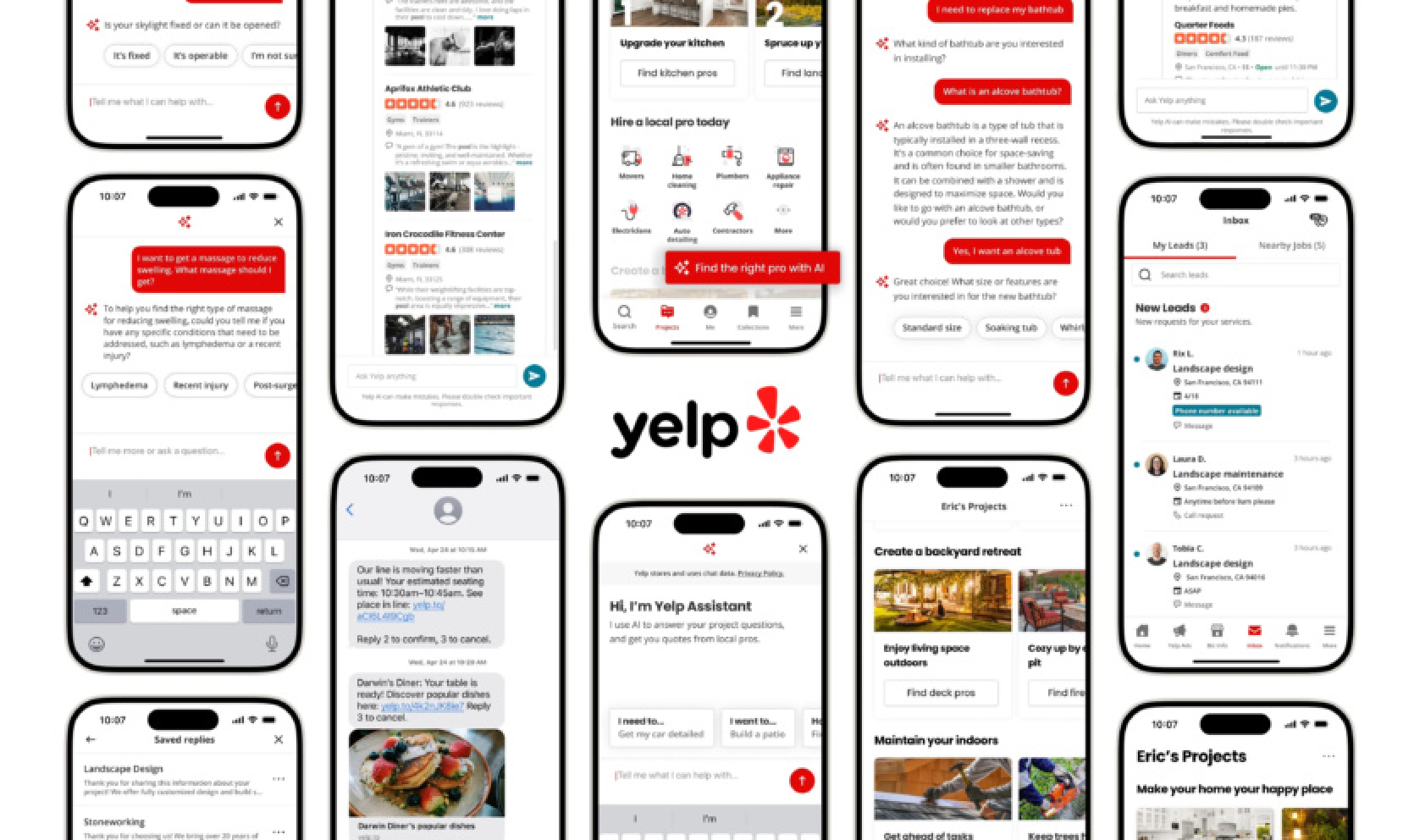 Yelp uzsāk mākslīgā intelekta asistenta darbību, lai palīdzētu jums sazināties ar uzņēmumiem