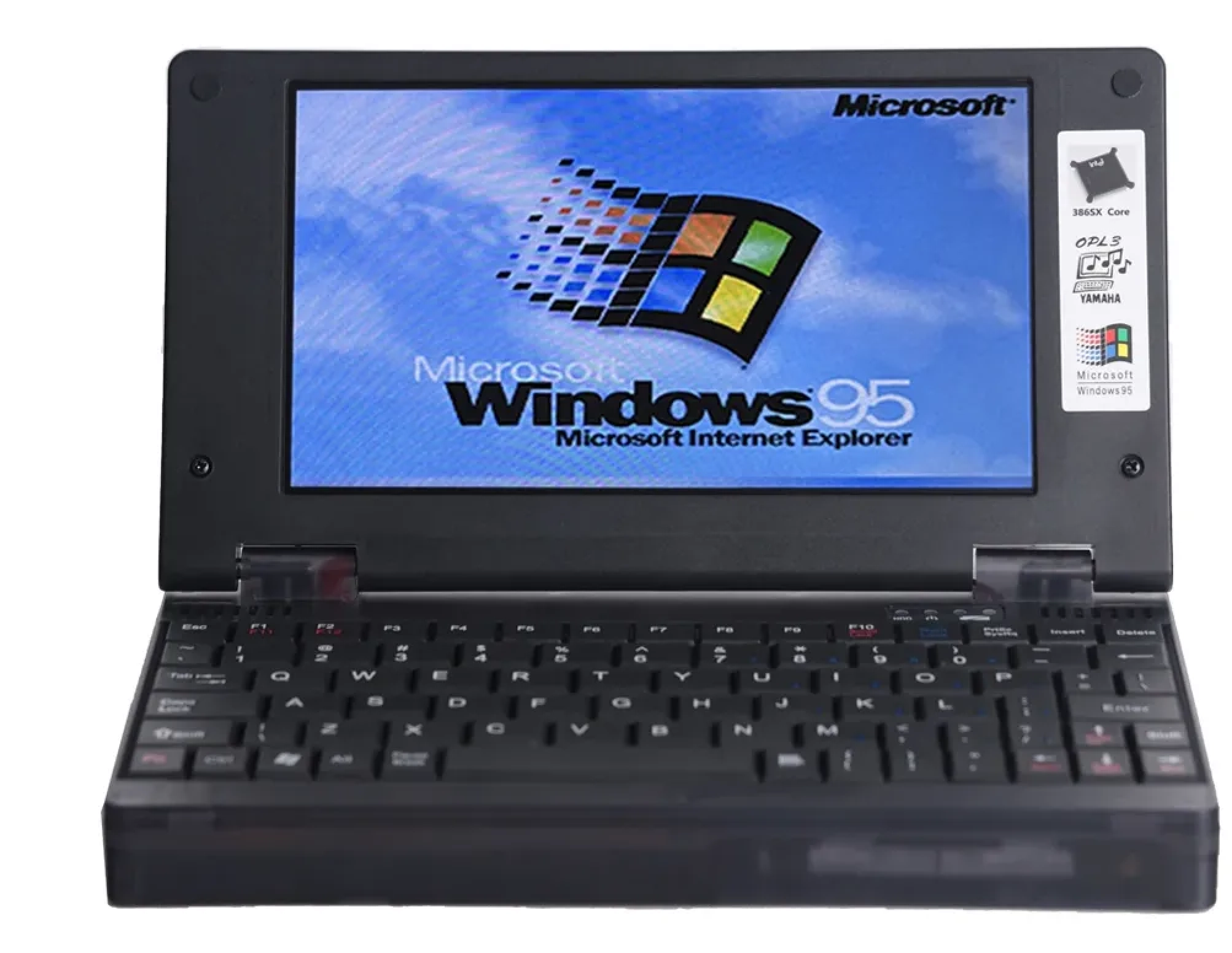 AliExpress var iegādāties jaunu mini portatīvo datoru Pocket 386 ar
      Windows 3.11 vai Windows 95