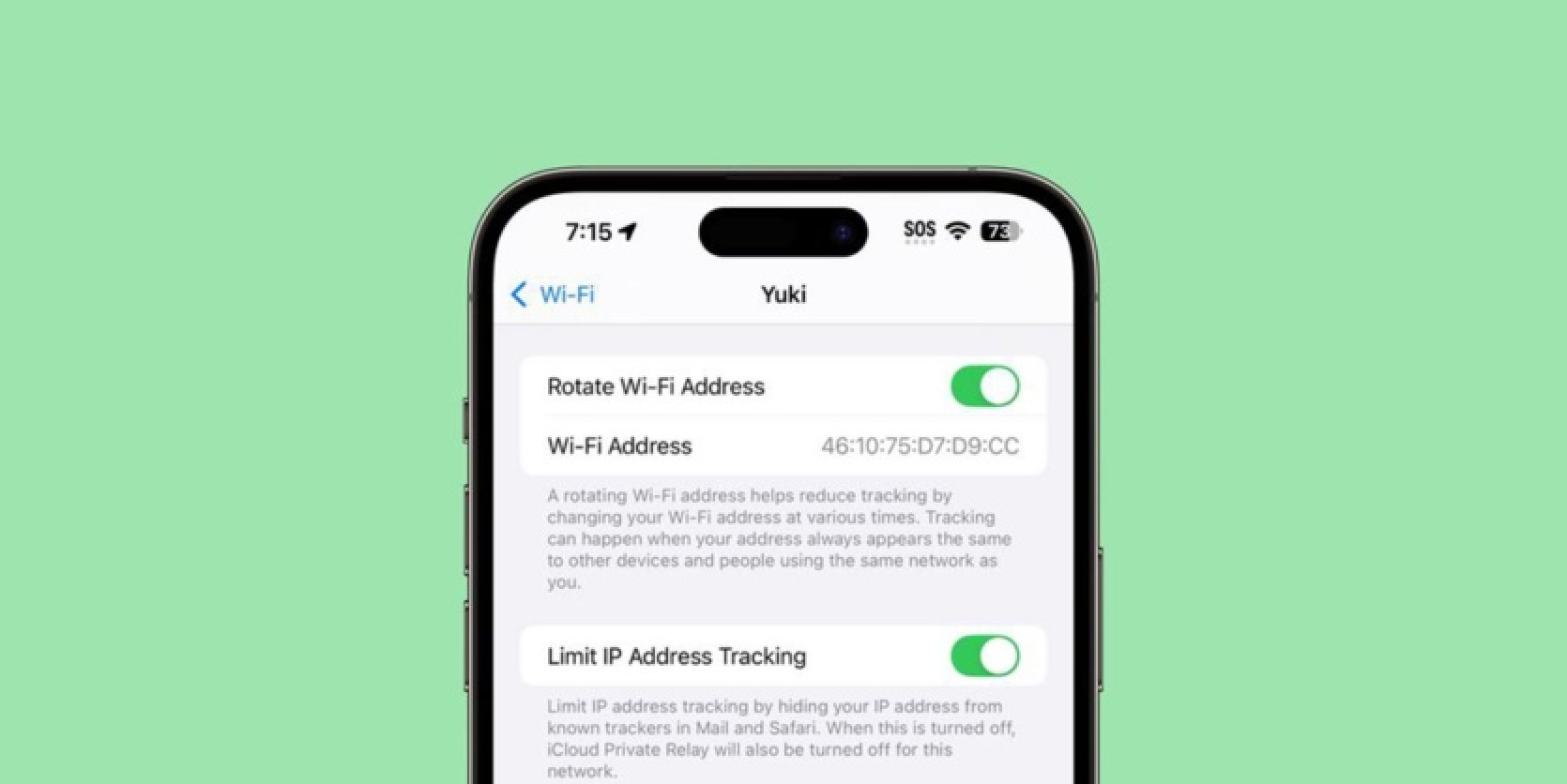 iOS 18 un macOS 15 ieviesta Wi-Fi adreses pagriešana, lai ierobežotu ierīces izsekošanu